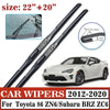 Car Wipers For Toyota 86 GT86 FT86 Scion FR-S Subaru BRZ 2012-2020 Windows Wipers Blade Brushes Auto Windscreen Car Accessories