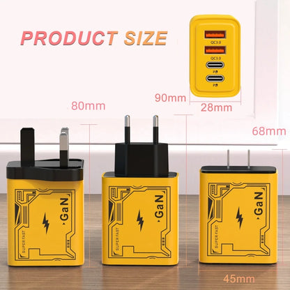 120W USB Charger Type C Mobile Phone Adapter Quick Charge 3.0 EU/US Plug Wall Chargers 6A Fast Charging Cable For iPhone Samsung