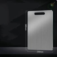Thickened Stainless Steel Cutting Board Antibacterial Mildew-proof Kitchen Fruit vegetable Cutting Board Kneading Dough Board