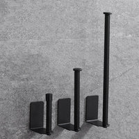 Self Adhesive Toilet Paper Towel Holder Punch-free Roll Paper Holder Kitchen Hook Storage Holder Stainless Steel Wall Mount Hook