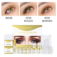 Semi-permanent Brow or Lash Lift And Tint Kit Professional Brow Lamination Eyelash Lifting Perming Lashes Home Use Dye Brow Tool