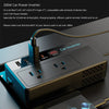 200W Car Inverter DC 12V To 110V AC Power Inverters 3 USB 1 Type-C Ports Charger Adapter Car Plug Converter with LED Screen EzBuyCo