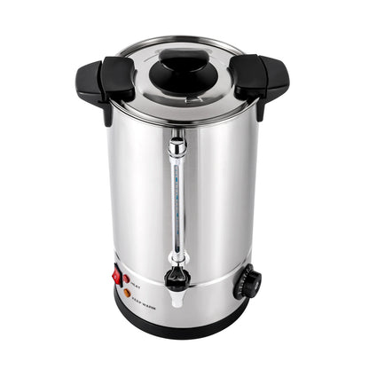10L Commercial Catering Kitchen Hot Water Boiler Tea Urn Coffee Stainless Steel