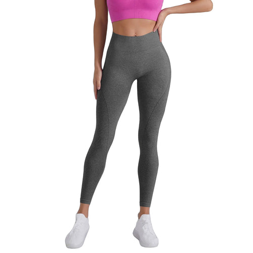 High Waist Tummy Control Yoga Pants with Butt Lift Compression for Women - Seamless Stretchy Workout Leggings for Gym and