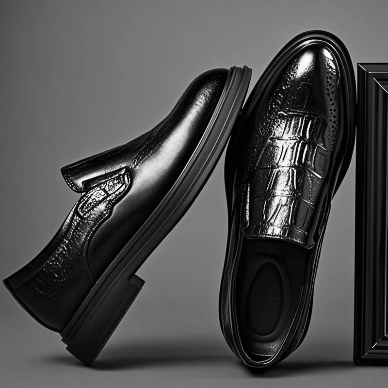 Men's Casual Business Formal Leather Oxfords Shoes Male Wedding Party Office Gentleman Shoes