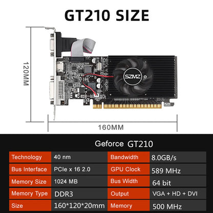 RX580 1/2/4/8GB Gaming Video Card Computer Graphics Card PCI-E X16 DDR3 HD+VGA+DVI placa de video GPU Display Cards PC Accessory