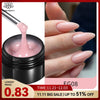 BORN PRETTY 30ml Glitter Pink Hard Jelly Nail Extension Gel Nail Polish Milky White Clear Color Soak Off UV Construction Gel