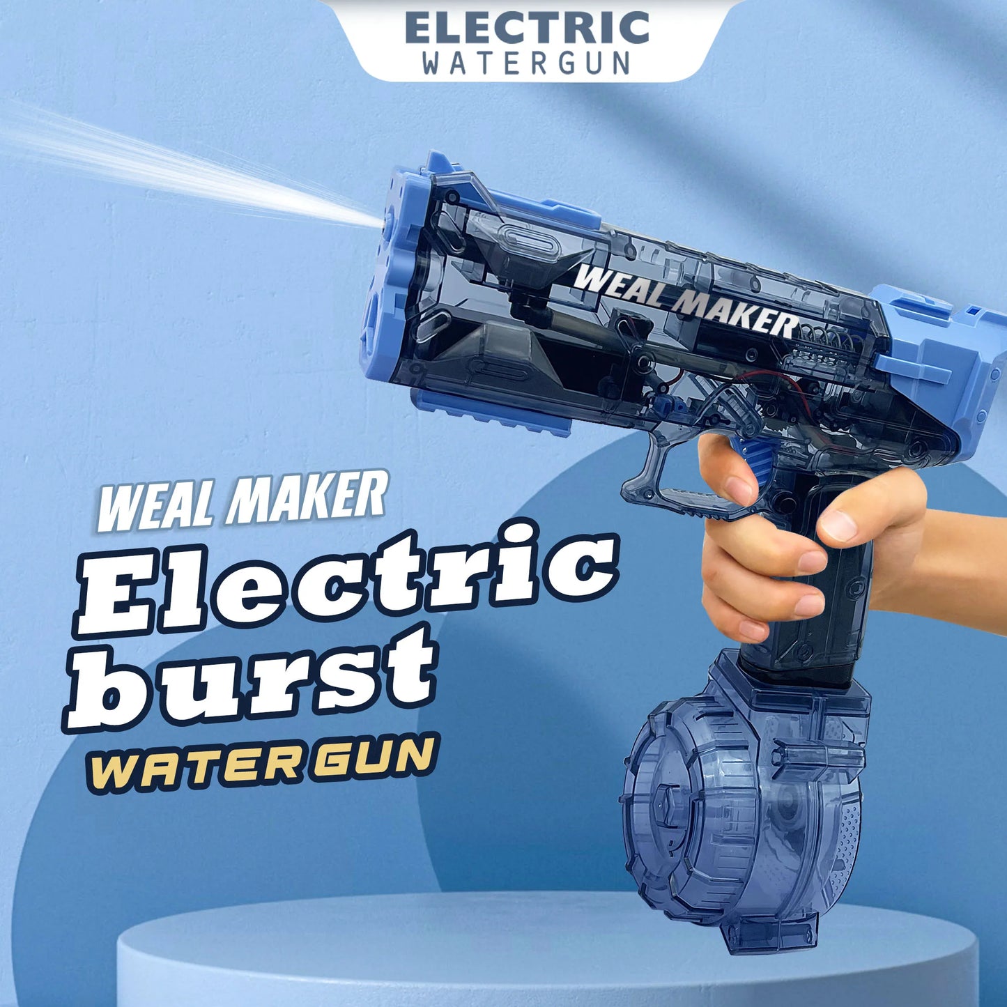 Electric Water Guns for Adult Kid, Strongest Full Auto Water Pistol High Capacity 500+ ,Summer Outdoor Swimming Pool Water Toy