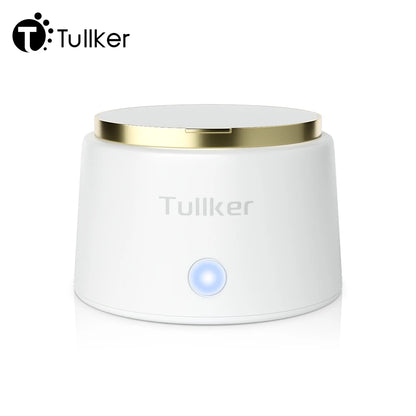 Tullker Household Ultrasonic Retainer Cleaner for Denture Jewelry Braces Cleaning with UV Light