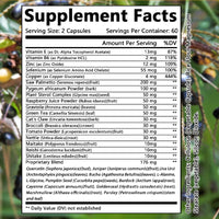 Saw Palmetto Extract, Vitamin & Mineral Supplement, Antioxidant, - Supports prostate health, urinary health and hair growth