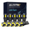 AUXITO 10X W5W T10 LED Bulb Ultra Bright White 194 168 LED Car Interior Lights Canbus Map Dome Door Glove Box Trunk Light 12V