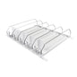 Drink Organizer Dispenser Spring Push Can Shelf Pusher Adjustable Width Soda Can Bottle Pusher E-shaped Glide for Kitchen Fridge