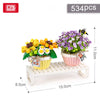 LOZ Flower Bouquet Building Blocks Kit DIY Flowers Block Toys Set Valentine's Day Rose Bricks Set Gift for Girls Friends adults