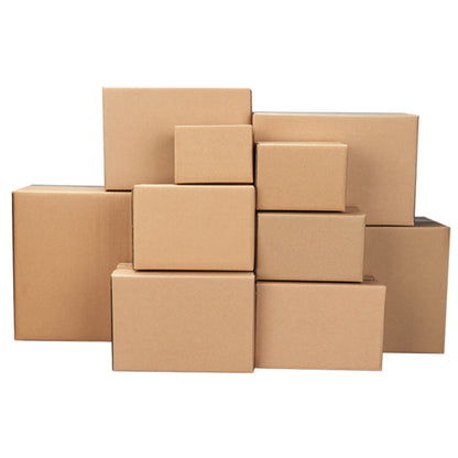 100 Corrugated Paper Boxes Stackable Cardboard Boxes Durable and Eco-Friendly Packaging Solution 8x6x4"