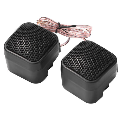 2PCS 500W Car Tweeter Speaker DC 12V 5A Mini Car Tweeter Speaker Universal Car Speaker High Efficiency for Car Audio System