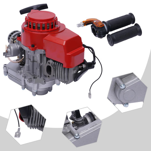 49cc 2-stroke Single Cylinder Engine Motor For Mini Dirt Bike Scooter
