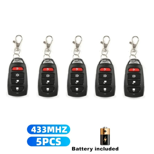 10/5pcs Wireless RF 433mhz Remote Control Copy Code Garage Door Gate Duplicator 433 Mhz Key Remote Opener