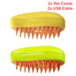 3 In 1 Cat Steamy Brush Dog Grooming Comb Self Cleaning Steam Cat Brush for Massage Dog Cat Hair Remover Comb Pet Grooming Brush