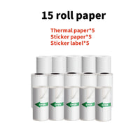 Dolewa D5 Inkless Printing Machine Thermal Printer Label Maker 12-57mm Adjustable Sticker Printer for Code Tag Journal