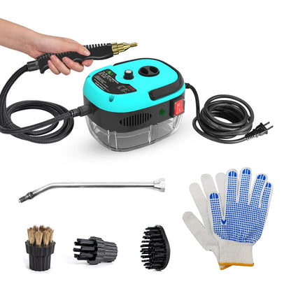 2500W Portable Handheld Steam Cleaner High Temperature Pressurized Steam Cleaning Machine for Kitchen Furniture Bathroom Car