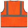 Safety Main 05EAMO Economy Vest, Class 2, All Mesh, Hi-Vis Orange, Pack of 10