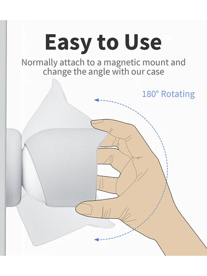 Silicone Case Cover All Weather Protection Waterproof Protective Skin Cover for Google Nest Cam Outdoor Or Indoor (Battery)