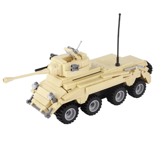 WWII Military US German Armored Vehicle MOC Building Blocks Soldiers Figure Tank Gun Carriage Medical Truck Transport Toys K033