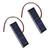 20-1pcs 4V 0.2W Solar Panel Outdoor Waterproof 2-Wire 8 Solar Cells Security Camera Small Home Light System Charger Solar Panels