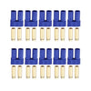 10 Pairs EC5 Banana Plug Connectors Female Male 5.0mm Gold Bullet Connector for RC ESC LIPO Battery Device Electric Motor
