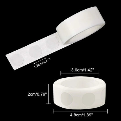 1500 dots of balloon glue removable dot tape, 15 rolls of double-sided dot stickers for craft wedding decorations