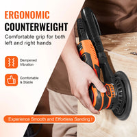 VEVOR Random Orbital Sander 350W Brushless 10000 PRM 6 Variable Speed Electric Orbital Sander for Woodworking Detailing Sanding