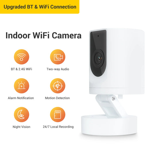 BoyKeep Indoor Security Baby Camera  Home Security Wifi 1080P Pet Dog 2-Way Talk Camera with Phone App Motion Detection  K11