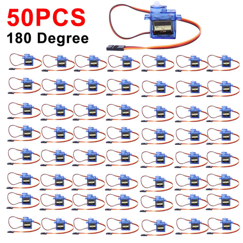1-100pcs SG90 9G Micro Digital Servo Motor 180/360° Fixed-Wing Micro Gear Servo Motor for Rc Helicopter Toy Airplane Aircraft