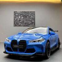 1:32 BMW M4 Coupe Alloy Sports Car Model Diecasts & Toy Vehicles Metal Toy Car Model Sound Light Simulation Collection Gift EzBuyCo
