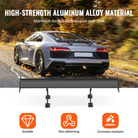 VEVOR GT Wing Car Spoiler 43.3 inch Universal Spoiler with Single Deck Adjustable Lightweight Aluminum Car Rear Spoiler Wing
