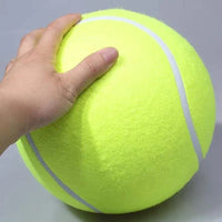 9.5'Giant Tennis Ball For Dog Chew Toy Big Inflatable Tennis Ball Pet Dog Interactive Toys Pet Supplies Outdoor Cricket Dog Toy