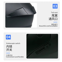 Casco capacetes double dual lens helmet motorcycle helmet full face helmets downhill racing helmets motorfiets helm EzBuyCo