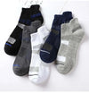 5 pairs of socks, men's anti odor socks, men's socks, sports basketball socks, sweat absorbing socks