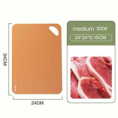 1pcs Kitchen Flexible Cutting Board,Colorful Plastic Chopping Board,Non-slip Cutting Board For Meat And Vegetables Fruit