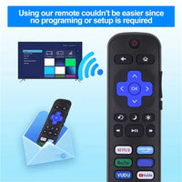 Universal Remote Control for Roku Series TV NETFLIX HD XD XS Streaming Player with Vudu Pandora Youtube Keys Infrared Controller EzBuyCo