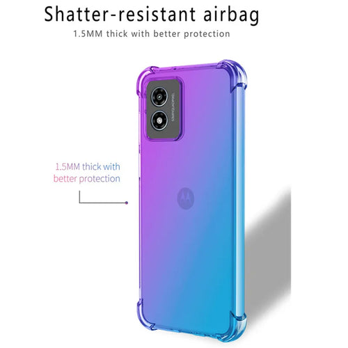 Shockproof Gradient TPU Case for Motorola Moto G Play 2024 G Stylus 5G 2023 G Power 2022 Pure Protective Cover Funda Coque