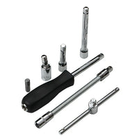 46PCS Socket Set 1/4" Drive Ratchet Spanner Metric Drive Small Socket Set and Extension For Car Bicycle Repair