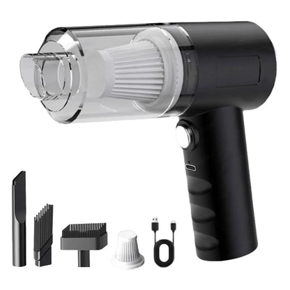 Car Vacuum Cleaner 120W High Power Portable Mini Vacuum Rechargeable Dust Buster Strong Suction for Car Home Office Pet