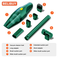 BELIBUY Car Vacuum Cleaner Multifunctional Household Cleaning Machine High-Power Handheld Wireless Office Carpet Cleaner Machine