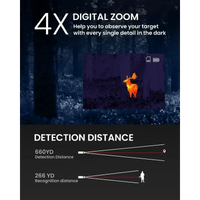 Thermal Monocular T-Recon Hunter, 256x192 (25 Hz) TNV10 Aircraft Mg-Al Alloy Thermal Monocular