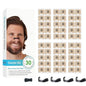 15Pairs Magnetic Nasal Breathing Dilators Kits Sport Nasal Dilator Boost Oxygen Intake,Breathing Refill Nose Clip