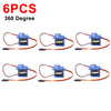 1-100pcs SG90 9G Micro Digital Servo Motor 180/360° Fixed-Wing Micro Gear Servo Motor for Rc Helicopter Toy Airplane Aircraft