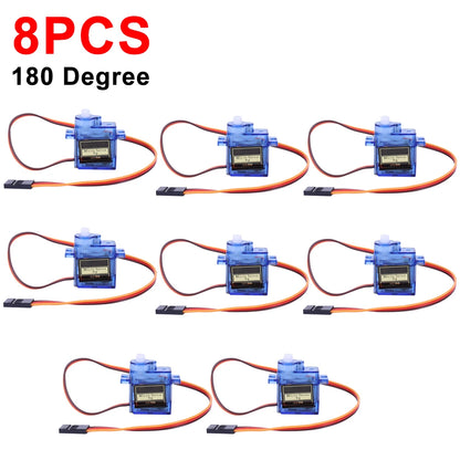 1-100pcs SG90 9G Micro Digital Servo Motor 180/360° Fixed-Wing Micro Gear Servo Motor for Rc Helicopter Toy Airplane Aircraft
