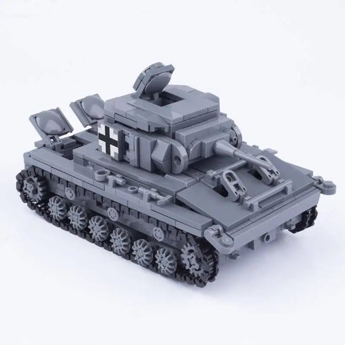 WWII Military US German Armored Vehicle MOC Building Blocks Soldiers Figure Tank Gun Carriage Medical Truck Transport Toys K033