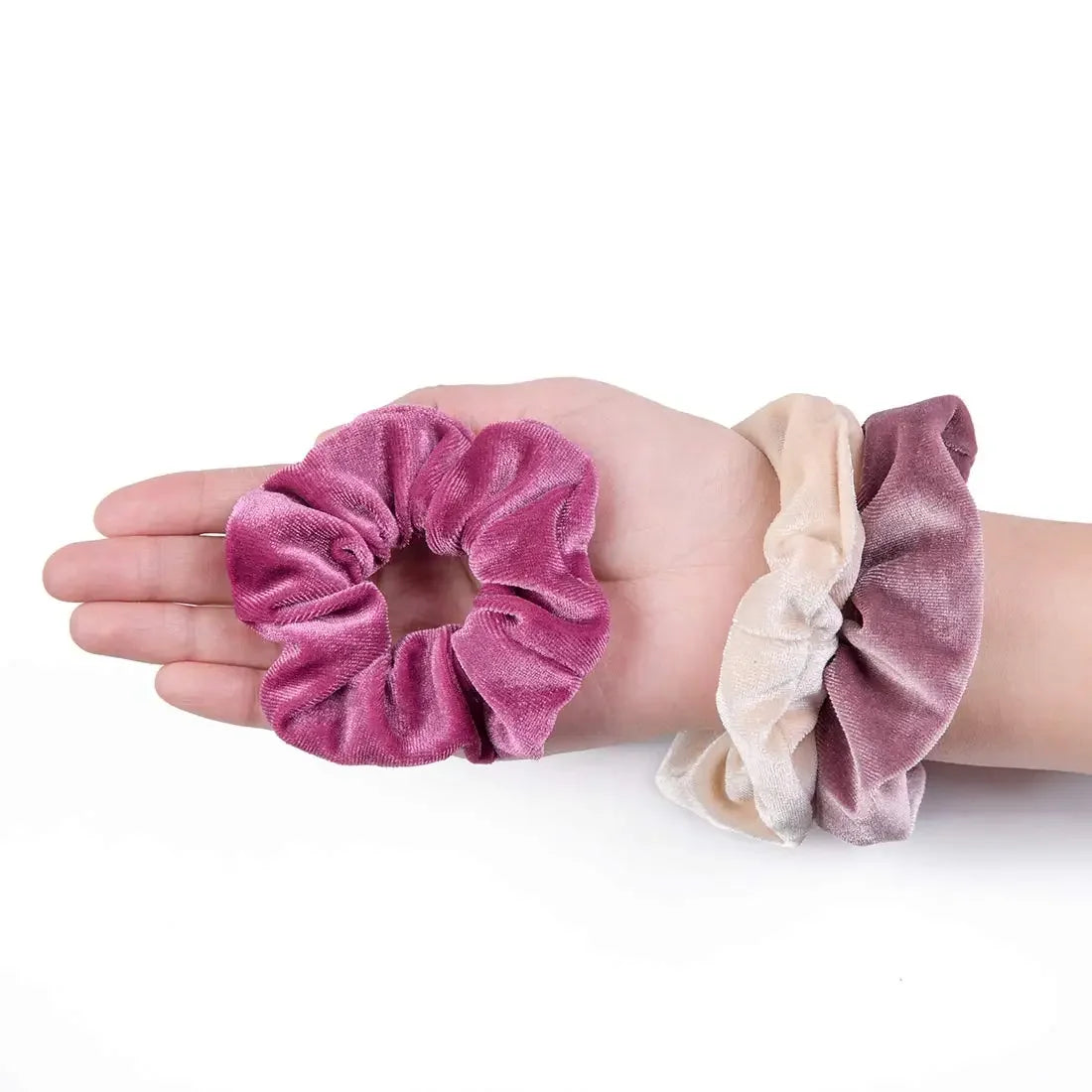 12 Pack Velvet Hair Scrunchies Scrunchy Hair Ties Elastic Hair Bands Ropes Scrunchie for Women or Girls Hair Accessorie 12 Color